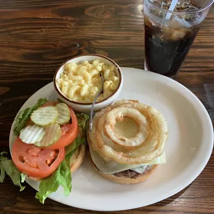 BBQ 50/50 burger  delightfully delicious    Takes a bacon burger to a higher level.  Would recommend for sure.