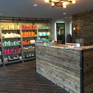 Z Studio Retail Area - Tulsa's Home for MoroccanOil, Pureology, and Wella