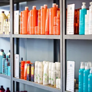 Tulsa's Home for Pureology, Moroccan Oil, and Wella Professionals hair care products.