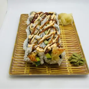 Spicy tempura shrimp roll