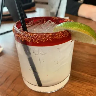 House margarita with tajin