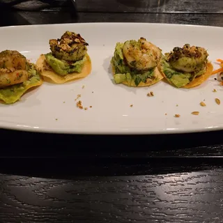 Shrimp Tostada Bites