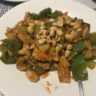 Kung pao scallops