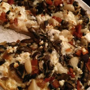 Portobello Mushroom Vegetarian Pizza