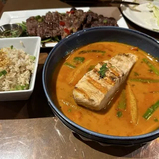 Salmon Curry Bowl