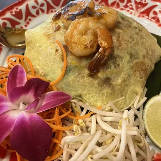 N-1 Pad Thai Wrapped Eggs