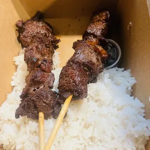 Ribeye skewer