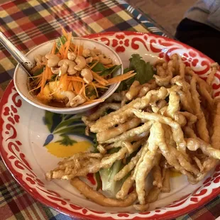 Enoki Mushroom Salad