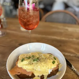 Salmon Dill Egg Benedict