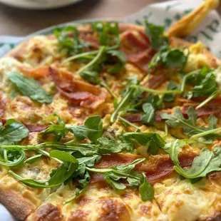 pizza, food