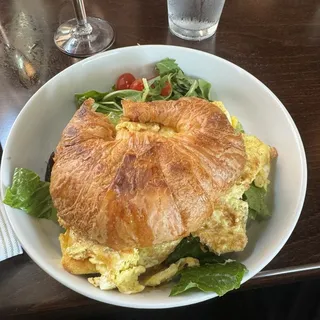 Eggs and Cheese, Stuffed Croissant