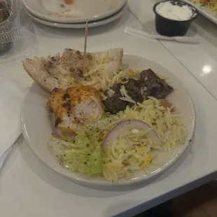 Mixed Kabob Plate