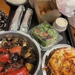 Falafel Platter, Veggie Kabab Platter