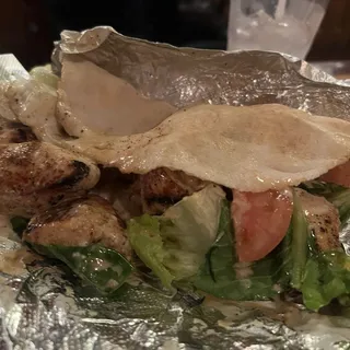 Chicken Kabob Sandwich