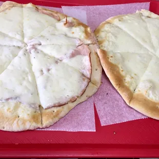 Turkey w/ cheese and plain cheese