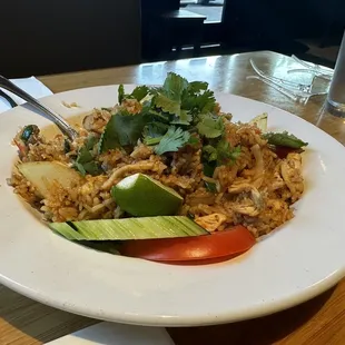 Tom yum fried rice hot was amazing