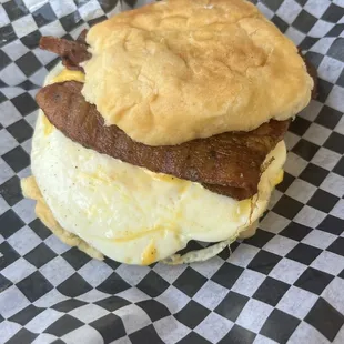 Bacon,Egg, and Cheese biscuit