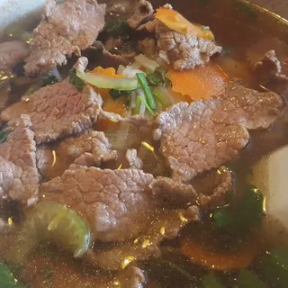 Beef Noodle Soup Lunch