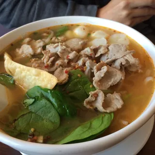 Hot and Sour Noodle Soup Lunch
