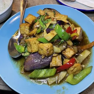 Basil Eggplant Dish