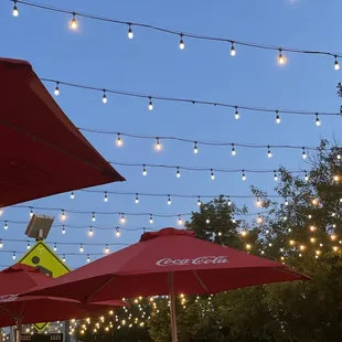 Outside patio seating