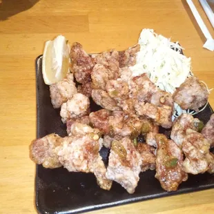 Spicy pork bites. Zabon Ramen Torrance