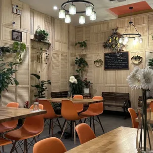 Restaurant and specials on the board