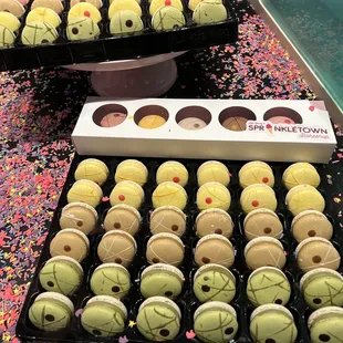 a display of cookies