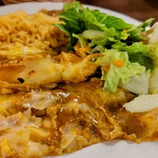 My banquet plate. I was starving and scarfed this with the quickness.