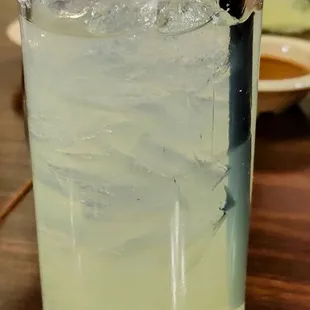 Don't be fooled by the pre-made margarita mix. This thing packed a punch. If I wasn't driving I'd have had a couple of these bad boys.