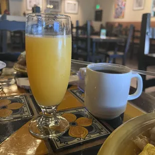 Mimosa &amp; coffee