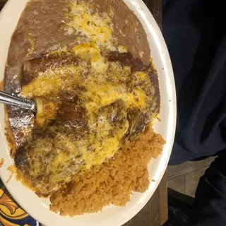 No. 2. Chile Relleno, Cheese Enchilada, Hard Taco