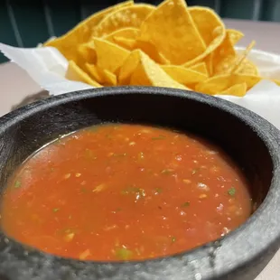 Free salsa &amp; chips. Follow @ohiofoodlover on Instagram for more Ohio eats #ohiofoodlover