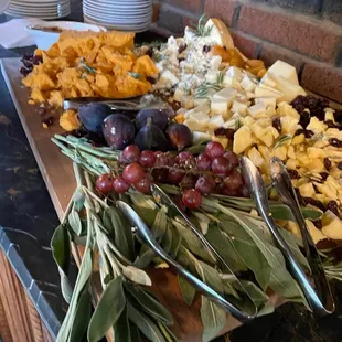 Cheese and dried fruit tray!