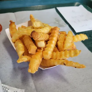 Crinkle fries