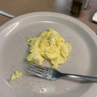 Honestly the eggs were just as awful and I'm not sure how you could mess that up?