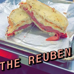 Rueben on rye bread