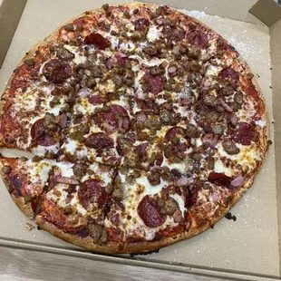 Zacks Meat Lovers Pizza