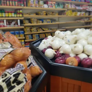 onions, onions, and garlic