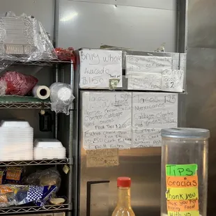 See that jar? Put something in it please!