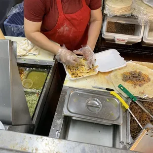 Made exactly the way you want it is remarkably cheap and delicious. It's a rough neighborhood but the people were pretty friendly...