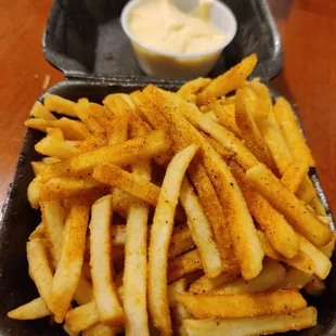 Zacks Spicy fries.