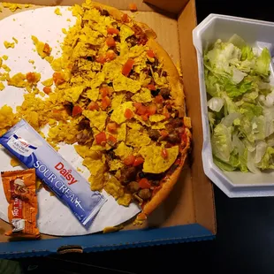 Heinz taco and Sour Cream packets?? Browning lettuce?? Seriously??