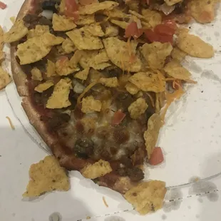 Taco pizza