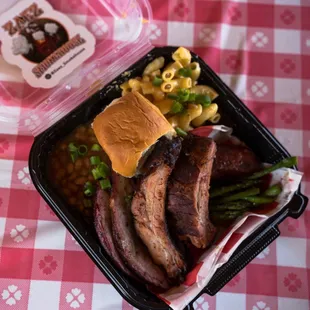 Smoked Tri tip/rib/link plate