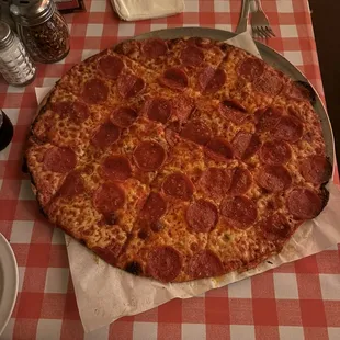 Large Cheese and Pepperoni Pizza