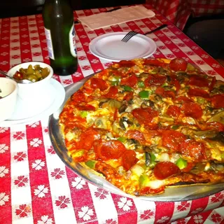 EBF "Everything" But Fish Pizza
