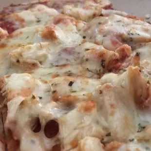 Thin crust pizza