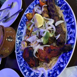 a plate of food
