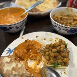 a plate of food